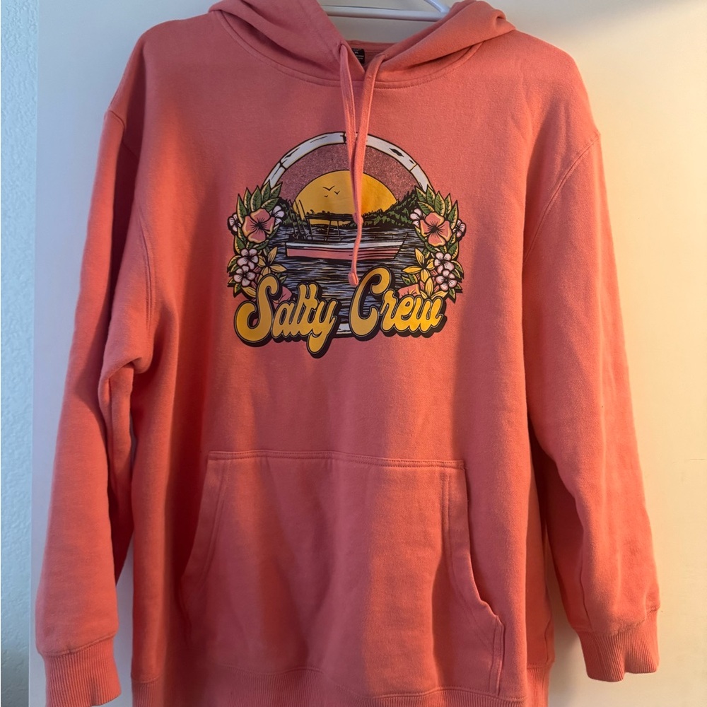 Salty Crew Pink Hoodie